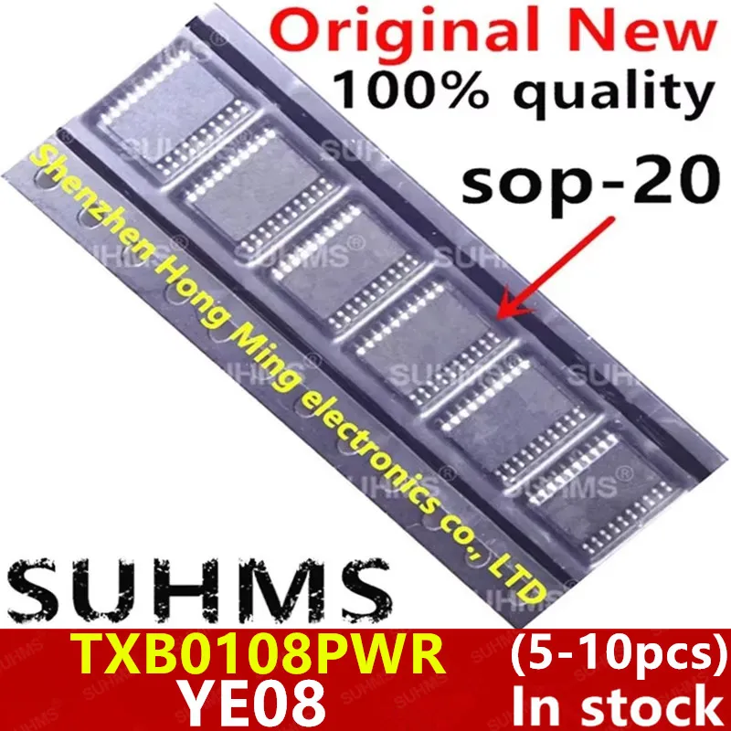 (5-10 шт.) 100% новый набор микросхем TXB0108PWR TXS0108EPWR YF08E YE08 sop-20