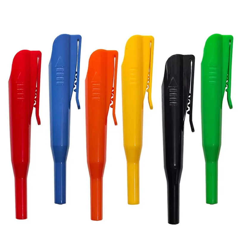 6-kleuren antislip en anti-vlek pennenetui voor houtbewerking, compatibel met verschillende stijlen draagbare beschermhoes voor houtbewerkingspen