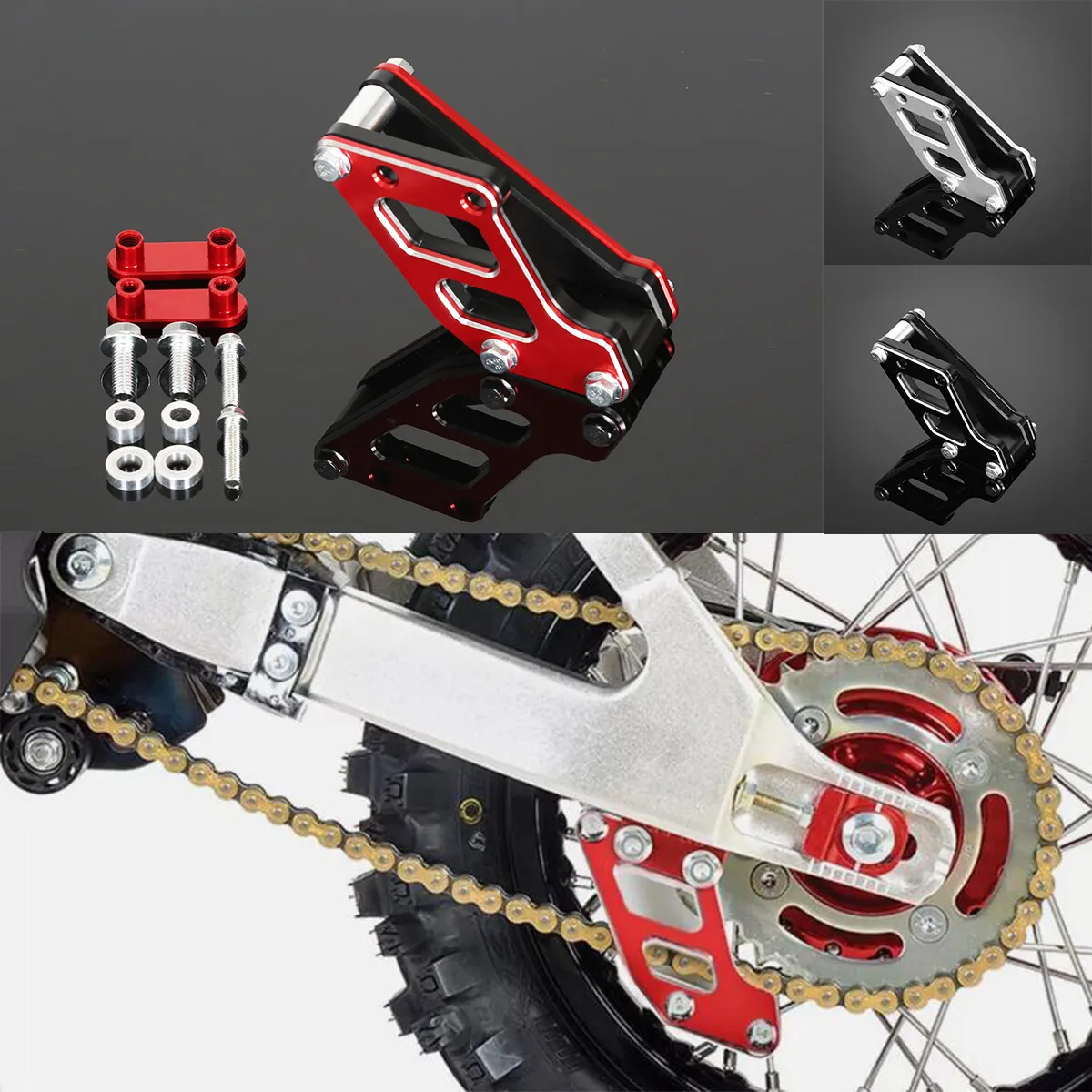 

CNC 3D Carving Chain Guide Guard Cover For HONDA CRF110F CRF50F XR50R CNC 3D Carving Chain Guide Guard Cover