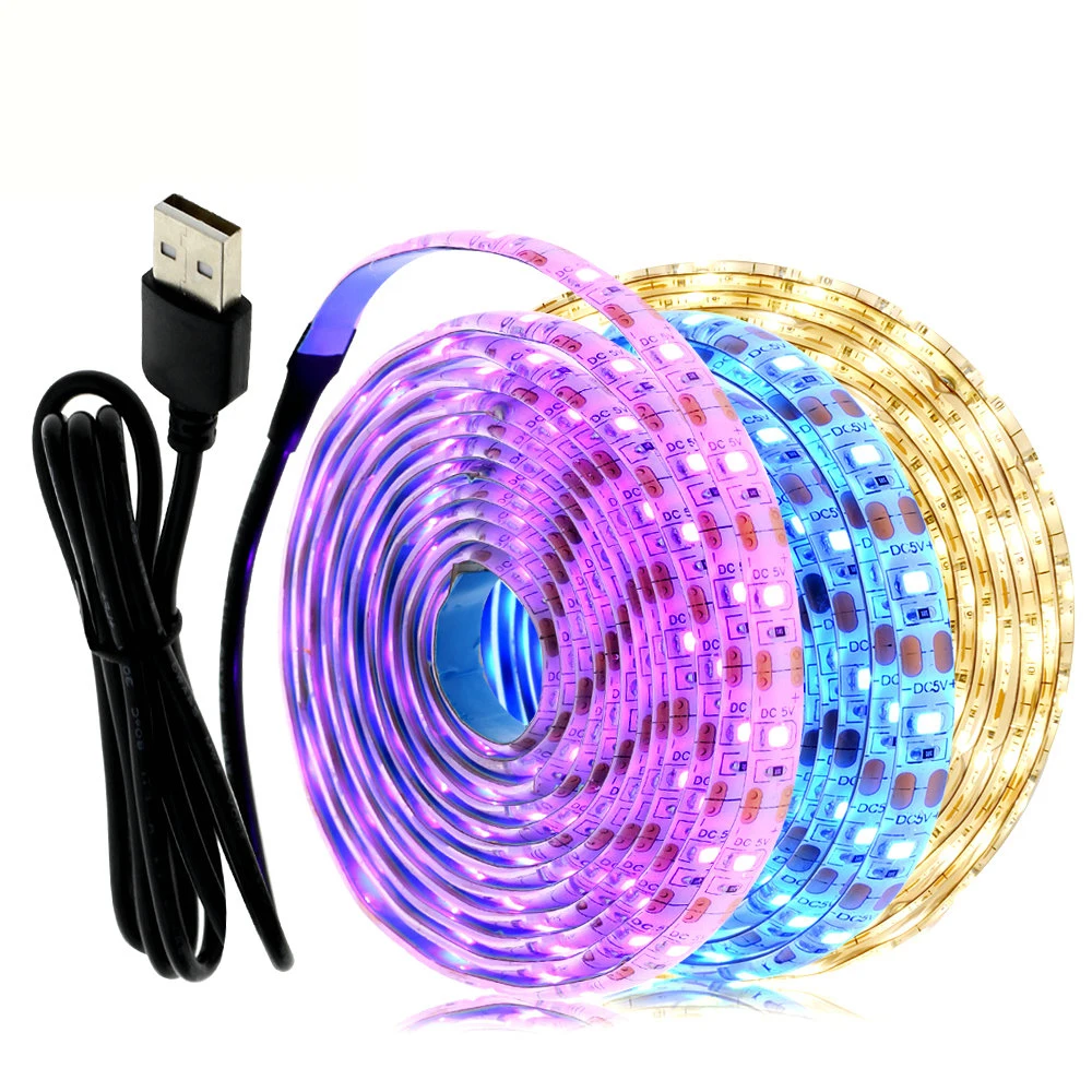 5V USB Led Strip Lights Wedding Ramadan Decoration 2023 Bedroom Closet Room Lighting Home Decor Camping TV Wall Lamps Neon Light