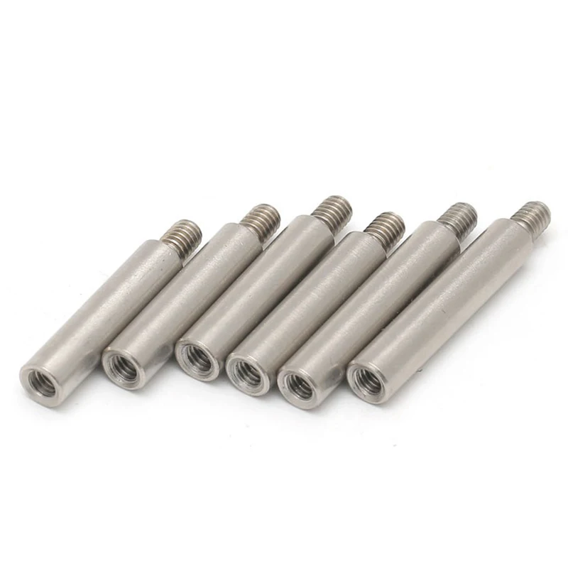 5pcs/lot M3 M4 +6mm thread length 304 Stainless Steel Hex Standoff Male to Female  Standoff Spacer screw