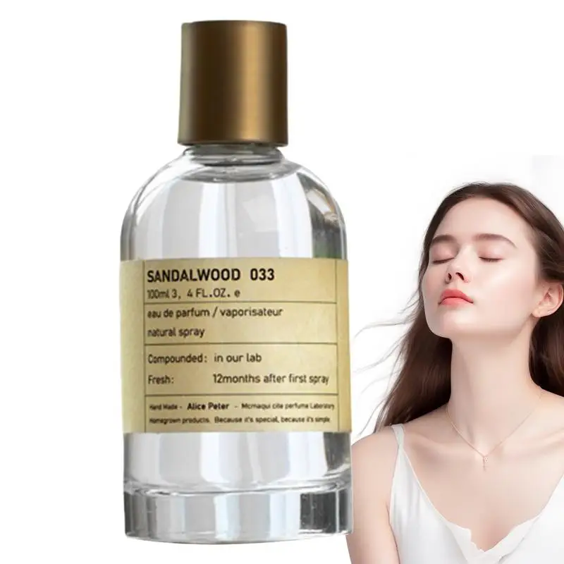 100ml Sandalwood Perfume Bergamot Perfume Long-lasting Charming Scent Light Fragrance Perfume For Women Daily Travel Working