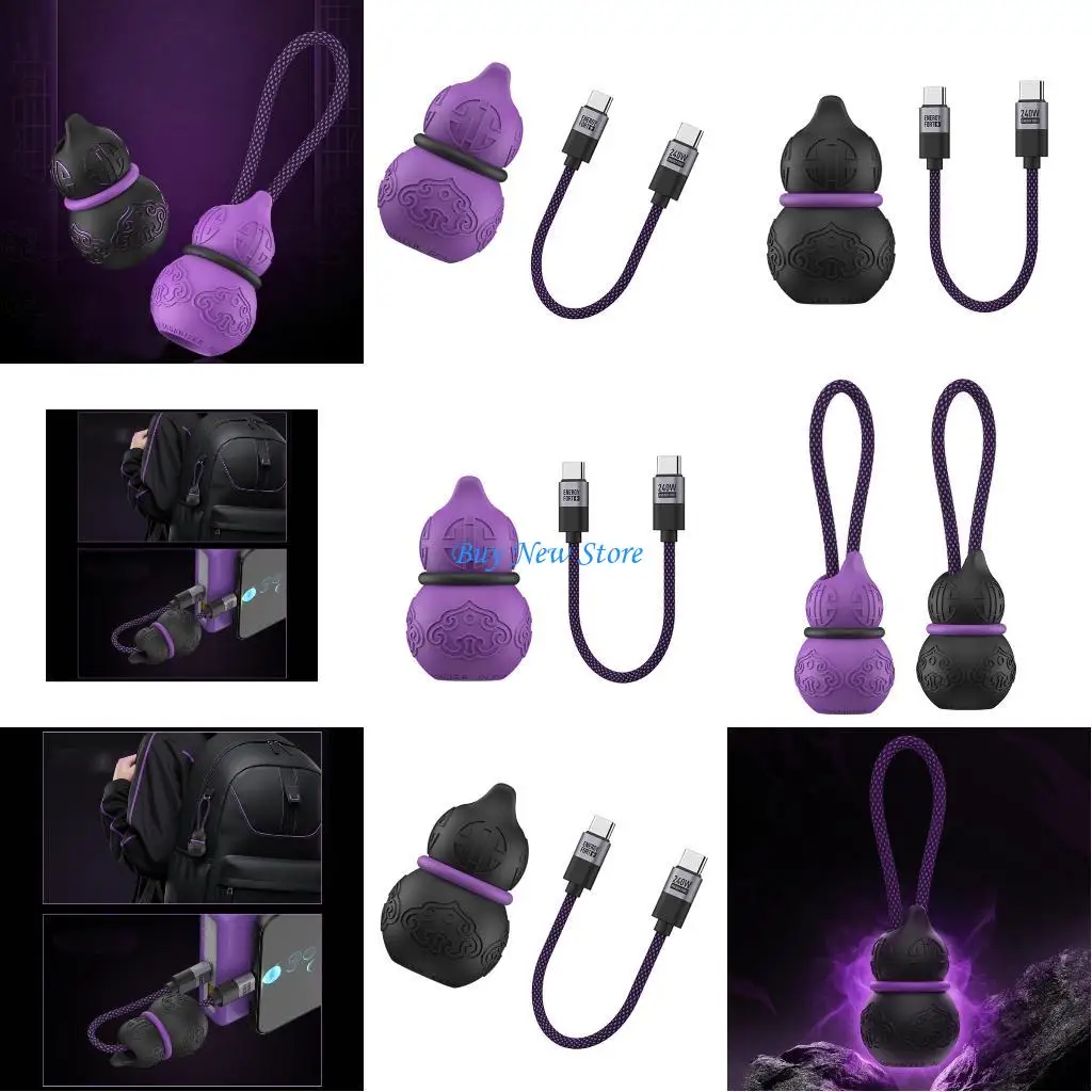 

20CE Multipurpose Phone Cord Winder Keychains Accessory TangleFree Storage Solution For Backpacks Belts