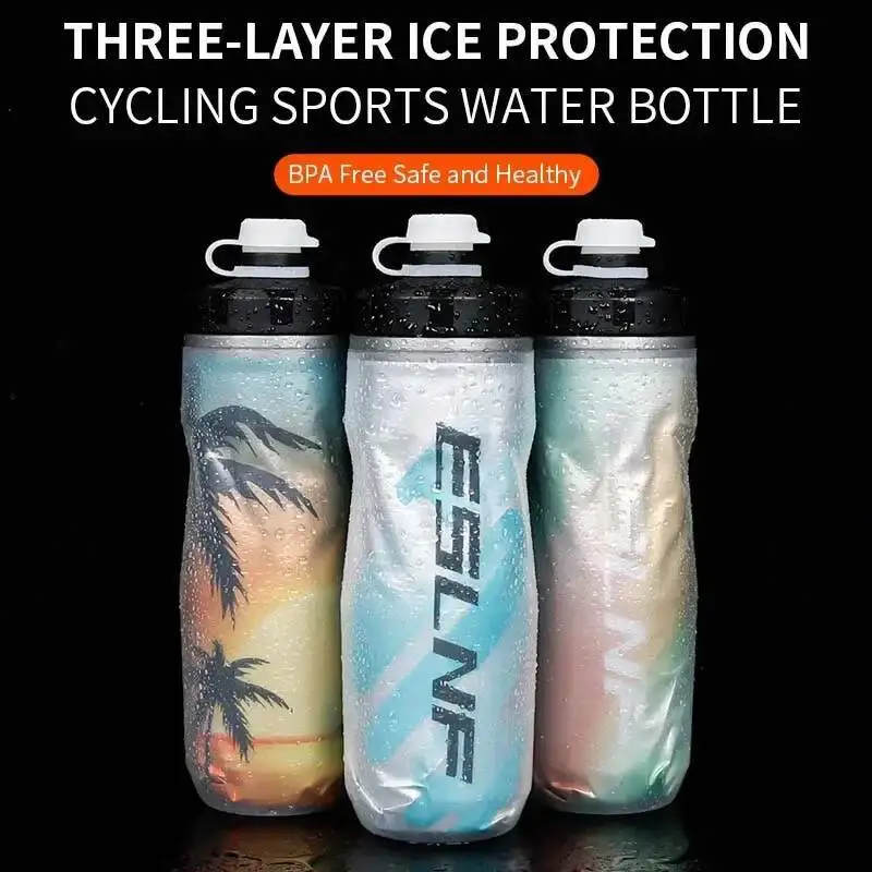 ESLNF Custom Insulated Bottles Squeeze Free BPA High Technology Quality Advanced Good Price Bike Cycling Water Bottle