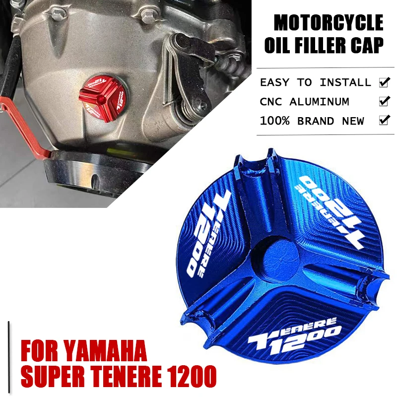 For yamaha Super Tenere 1200 tenere1200 XT1200Z XR1200ZE 2010-2019 2020 2021 2022 Motorcycle Oil Filler Cover Engine Plug Cap