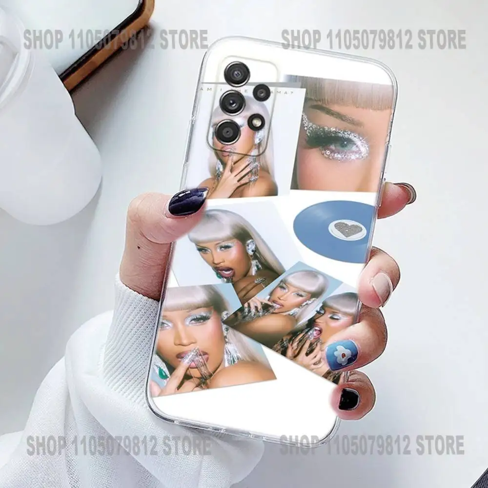 حافظة هاتف Am I the Drama C-Cardi B من السيليكون لهاتف سامسونج S30,23,21,22,20 FE lite,S10,9,PIus Note20 Ultra Soft Transparent #6