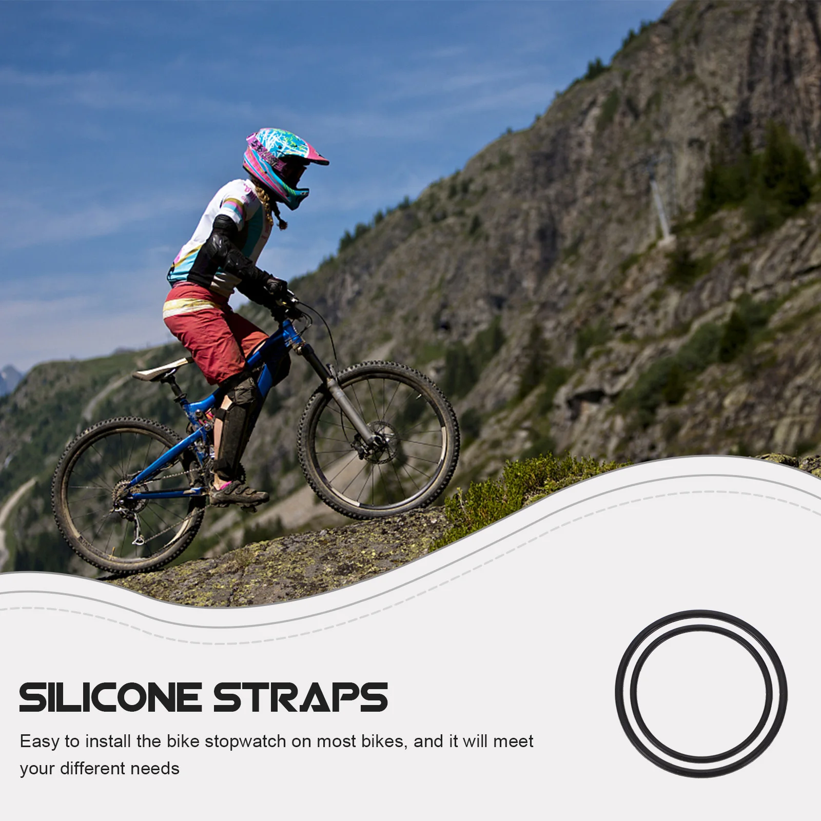

Bicycle Computer Holder Speedometer Silicone Band Wristwatch Straps Bike Stopwatch Fixator Base Mount Bicycles