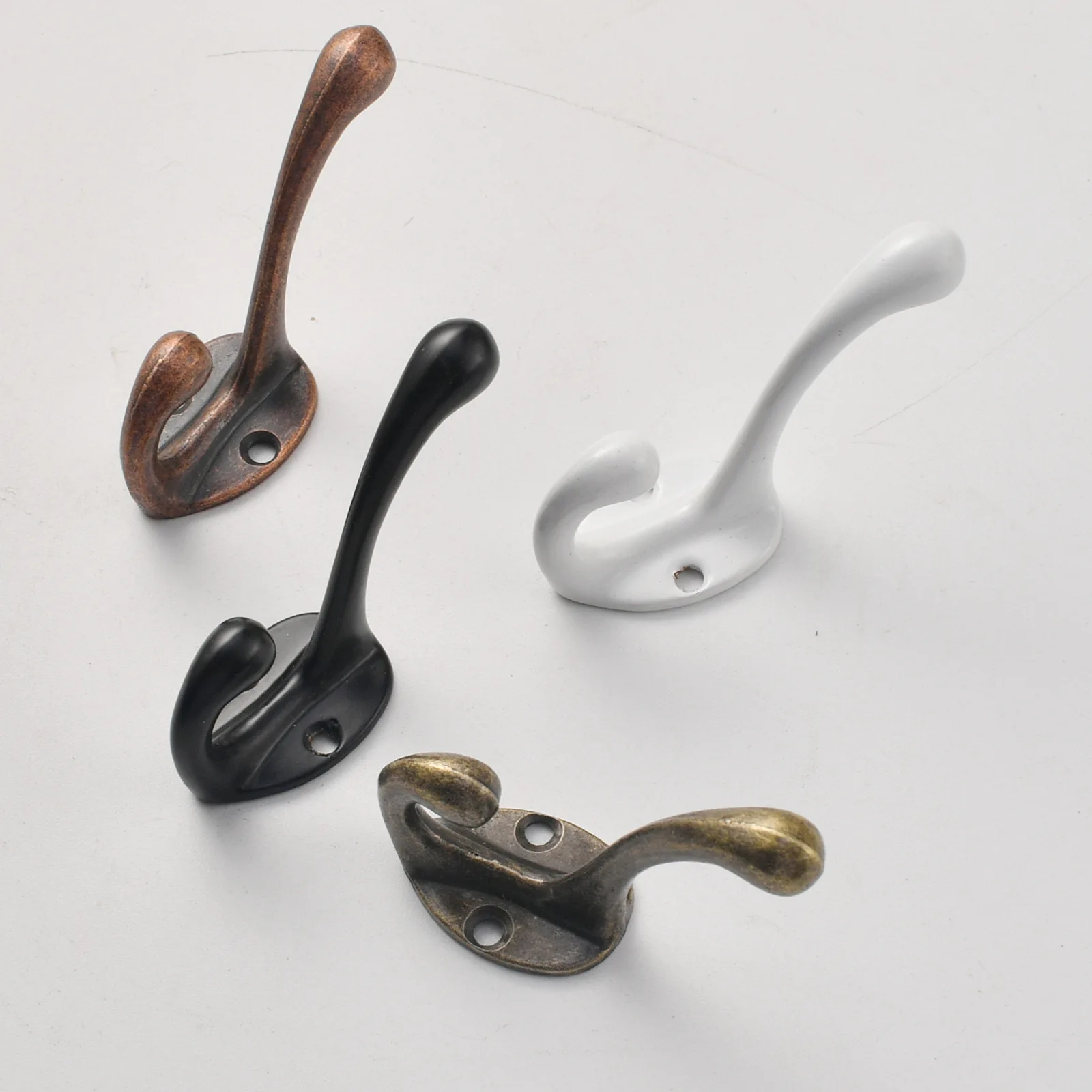 Mini new coat hook alloy retro cabinet bathroom wall old-fashioned single foreign trade door rear