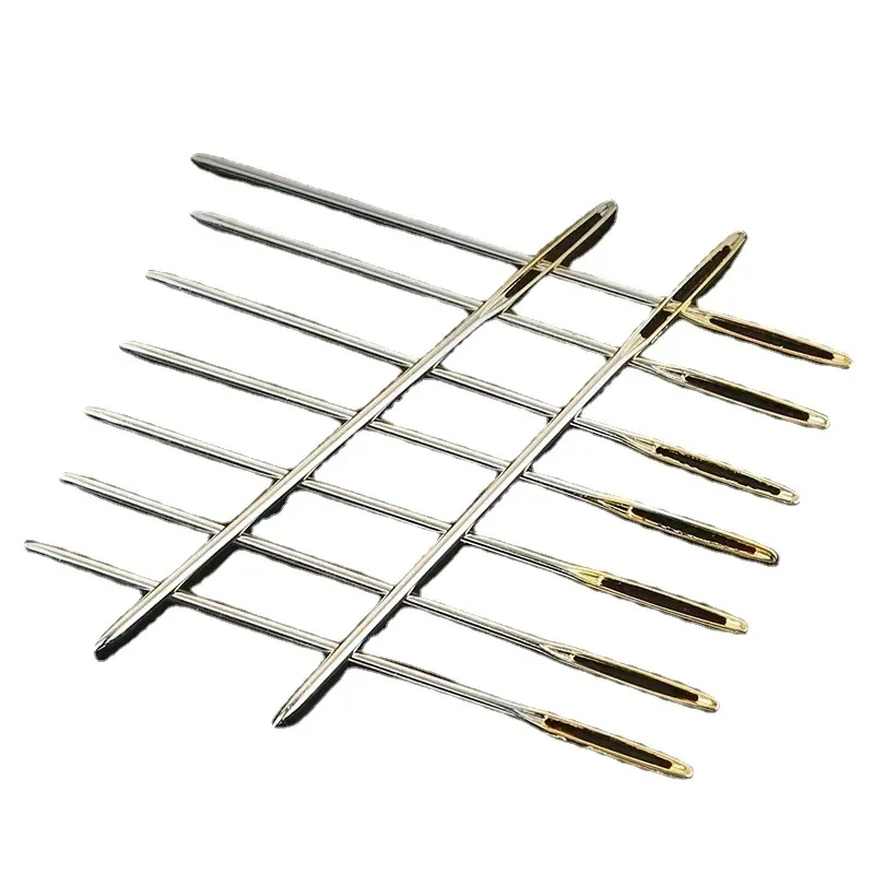 30PCS/BOX Gold tail Sewing Needle NO.22/24/26 Embroidery Fabric Cross Stitch Darning Needles Stainless steel DIY Craft Tools