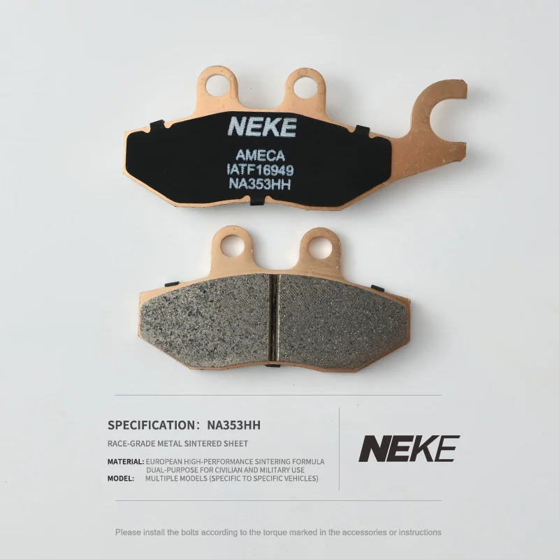 NEKE Sintered Brake Pads for APRILIA SRV850 SR GT300 SR MAX 250 DRD150 & PIAGGIO Beverly 250 300 City Fly – Low Noise High