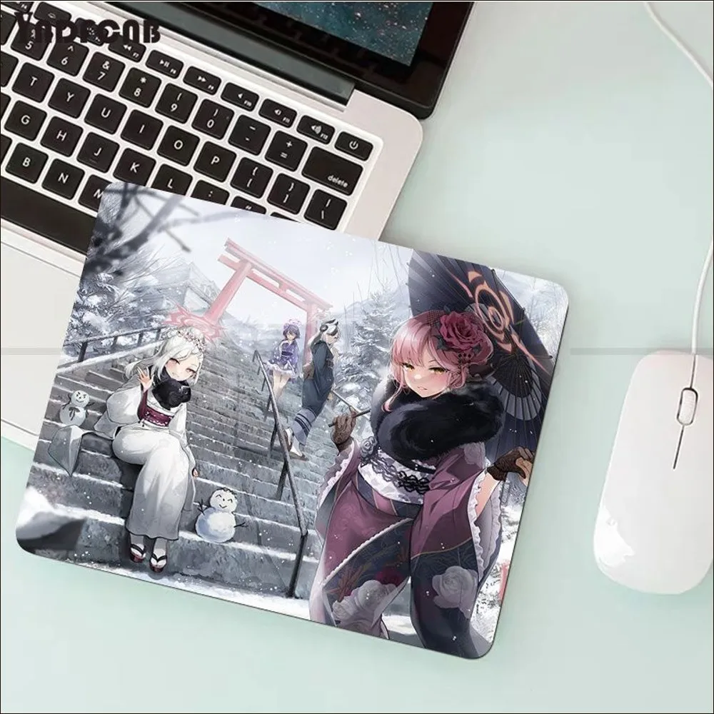 Blue Archive Mousepad New Rubber Mouse Durable Desktop Mousepad Size for Game Keyboard Pad for Gamer