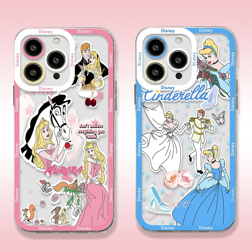 Cartoon Mermaid Snow White Princess Phone Case For Xiaomi Redmi Note 13 12 12C 11 10 10C 13C 10s 9 9s 9C 8 7 Pro M 9A 9ax 4G 5G