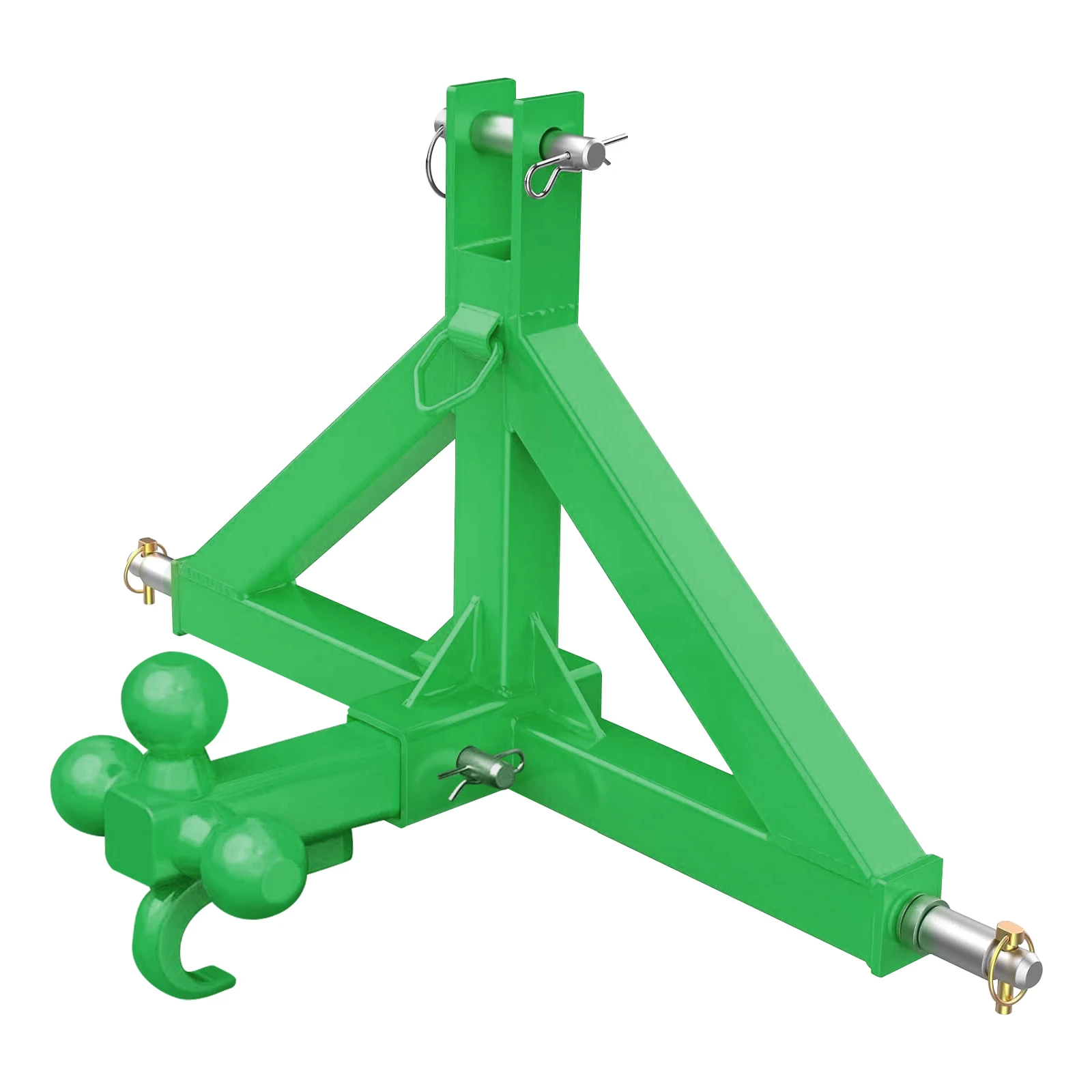 Assembly 10000lbs Green Heavy Duty Trailer Hitch Portable Stable Trailer Hitch Receiver for Trailers Agricultural Tools