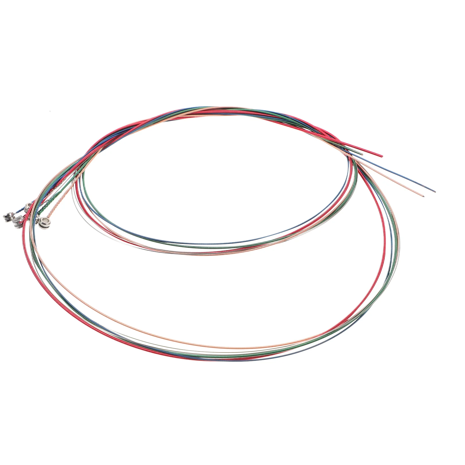 6 Pcs Colorful Acoustic Guitar Strings Accessories Accessory Replaceable Copper