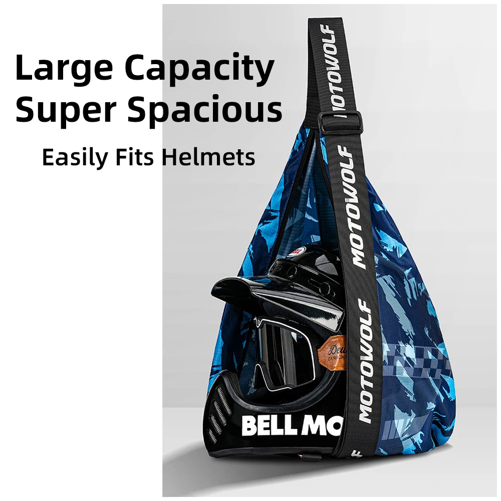 Einfache Stil Motorrad Helm Tasche für Männer Frauen Integralhelm Rucksack Outdoor Sport Radfahren Reisetasche Wasserabweisend