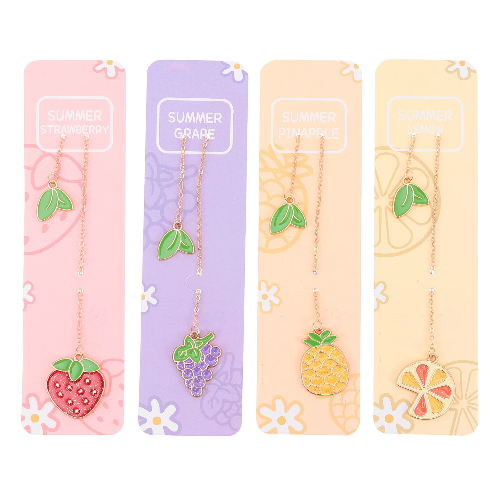

4pcs Metal Bookmark Adorable Bookmarks for Students Creative Reading Graduation Gifts Eco Friendly Precision Student Accessories
