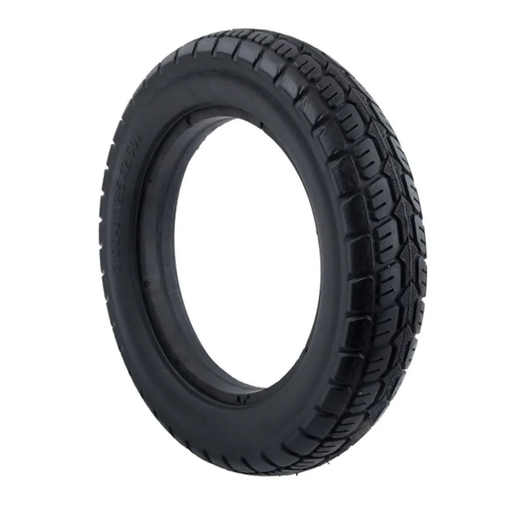 

Durable 12 1/2 x 2 1/4 (62-203) Electric Scooter Tire Explosion-Proof Rubber Puncture Proof Tire Black Solid Tire Kick Scooter