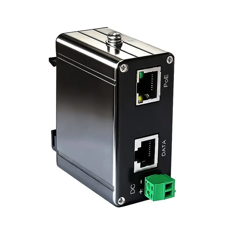 

Stylish-POE Injector 30W 2.5G Industrial Grade 0.6A 44-57V POE Injector Commercial Networking Equipments