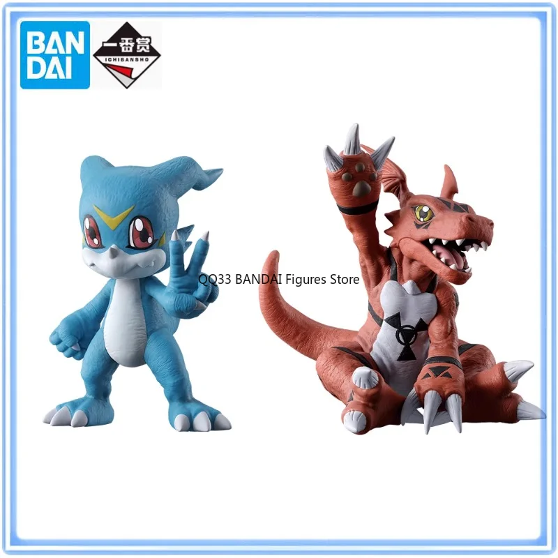 Bandai Digimon Adventure Ichiban Kuji V-mon&Guilmon Two Forces That Emit Light Anime Figure Action Model