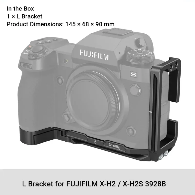 SmallRig 3934 Camera Cage for FUJIFILM X-H2 / X-H2S Aluminum Alloy Video Making Camera Rig with NATO Rails Quick Release Plate
