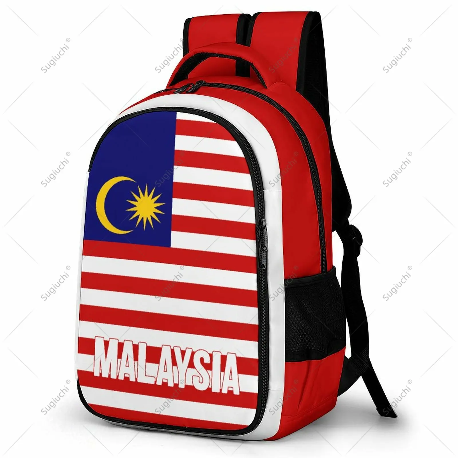 

Backpack Malaysia Flag Student Schoolbag Smart Business Travel Leisure Backpack Laptop Back Pack Office Work Bag