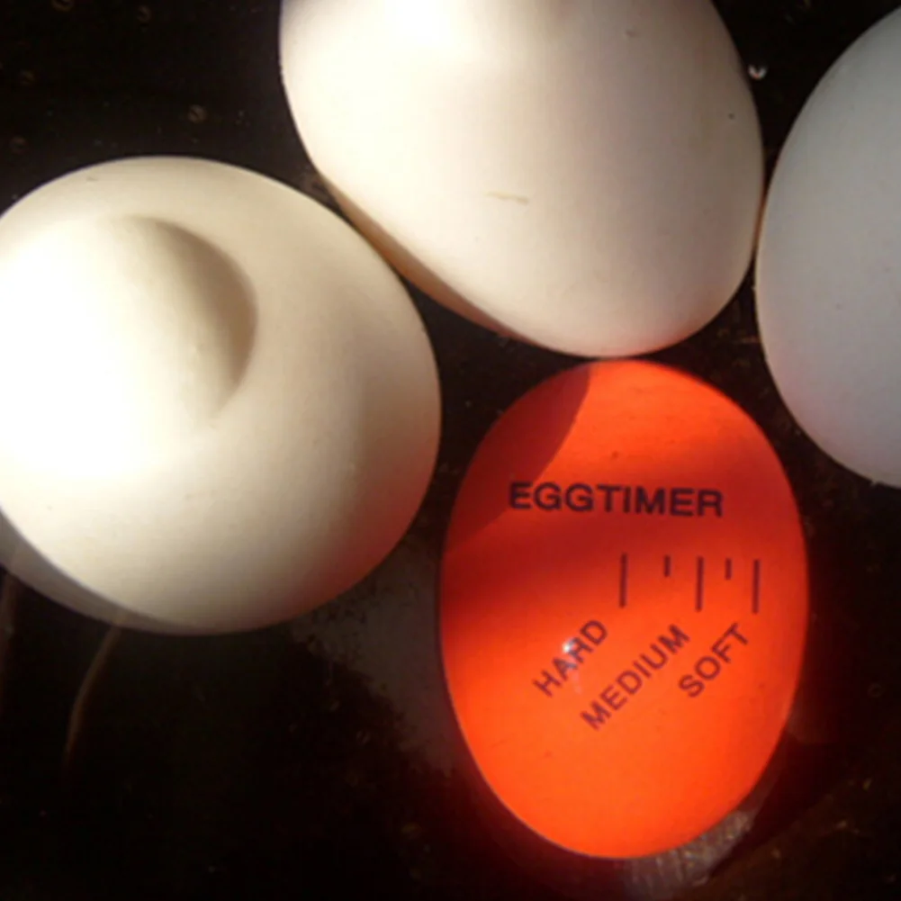 Egg-shape Cooking Alarm High Accuracy Color Changing Timer Egg Tool Food-grade Resin for Home Kitchen Use