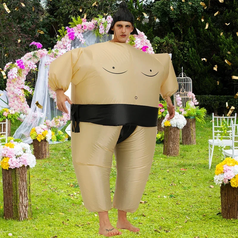25COSInflatable Sumo Wrestling Suits, Sumo Costume Adult, Blow up Costume, Inflatable Halloween Costumes for Men/Women