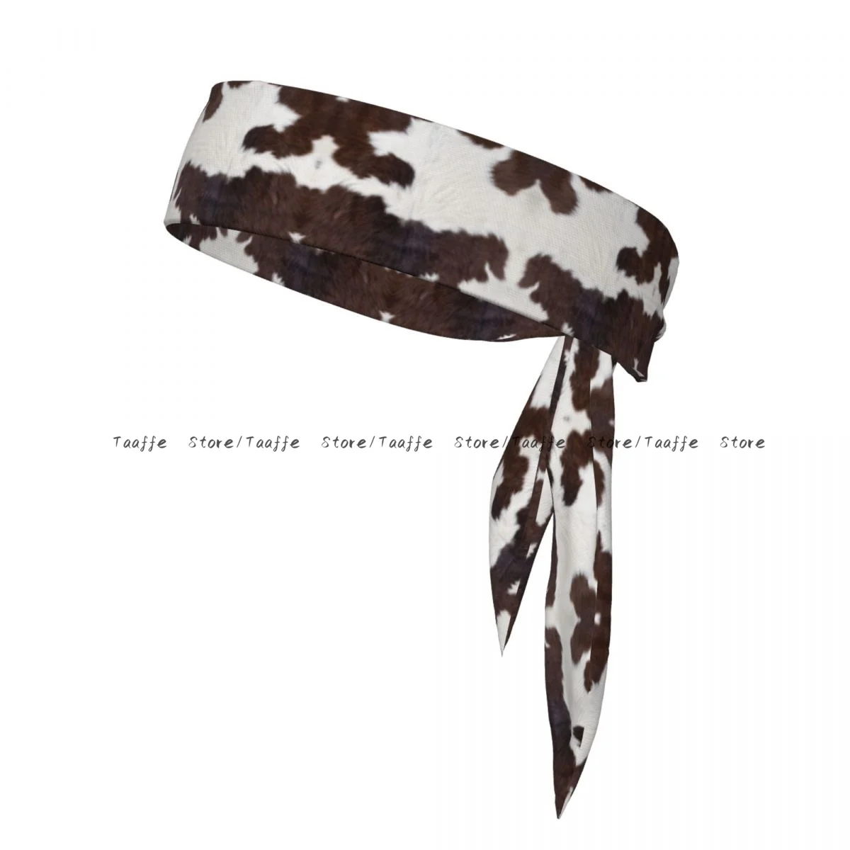 

Head Tie Bandana Cow Skin Texture Print Head Scarf Wrap Outdoor Sports Sweatband