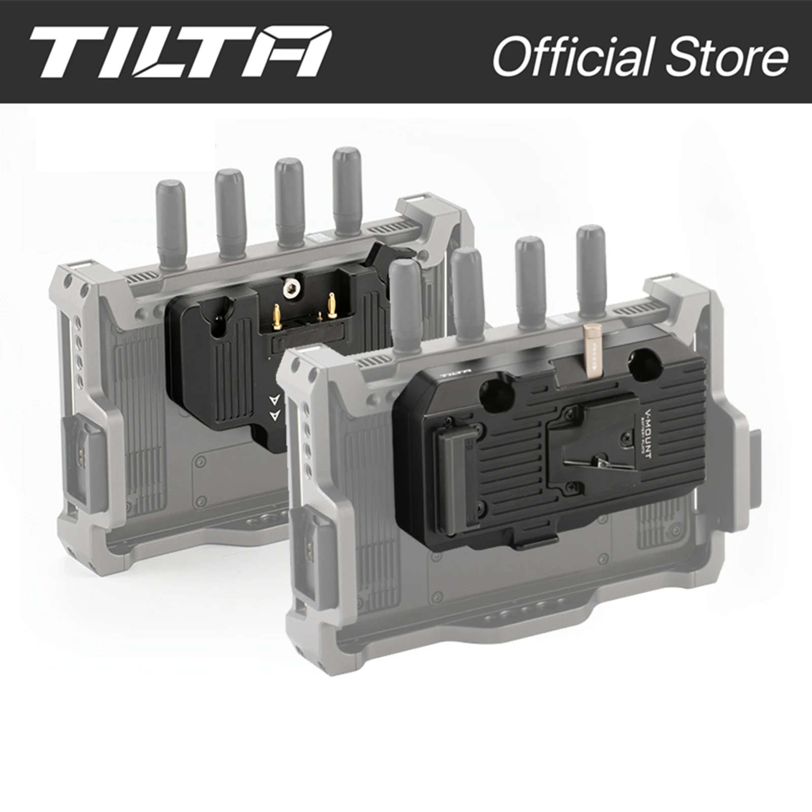 TILTA TGA-HRM-BTP Gold / V Mount Battery Plate for DJI High-Bright Remote Monitor