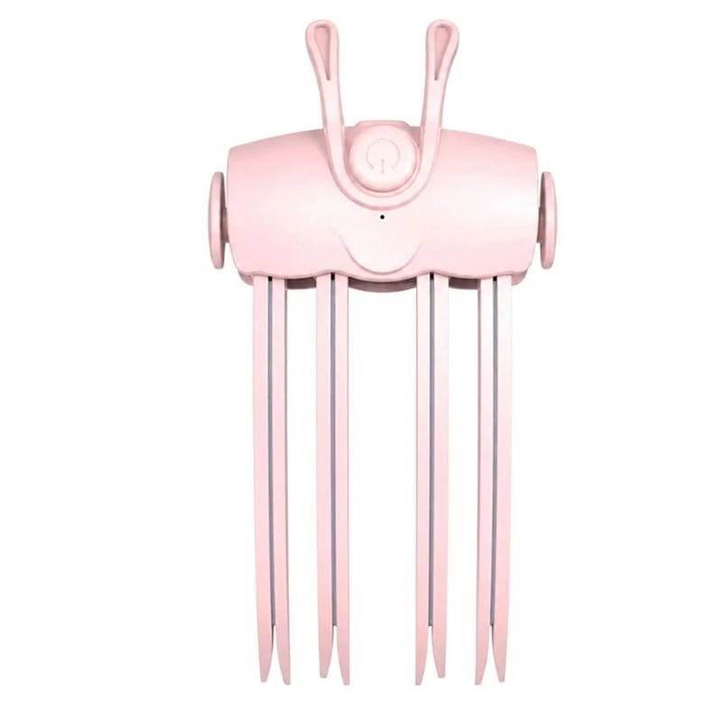 N85R-Type-C Rechargeable Heated Volumizing Clip Wireless Root Lift Tool, 2-Temp Control For Women Hair Volumizer