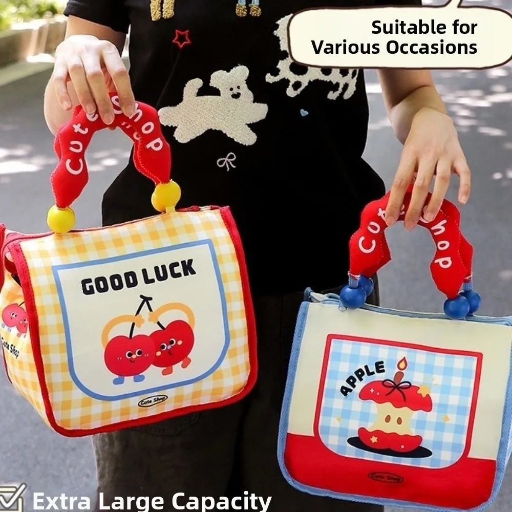 Insulated Cute Lunch Bag Insulation Package Fresh-Keeping Food Warm Thermal Bag Handbag Large Capacity Crossbody Picnic Bag