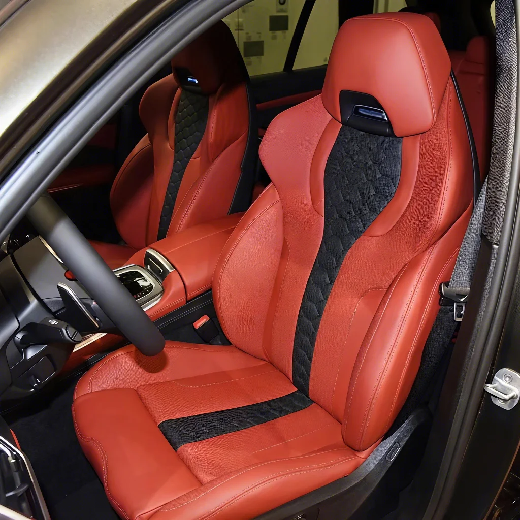 

Customizable Seats for M5 M6 X3M X4M X5M X6M G80 G81 G82 G87 G90 F90 F93 F94 F95 F96 F97 F98 Seat Modification Upgrade Kit
