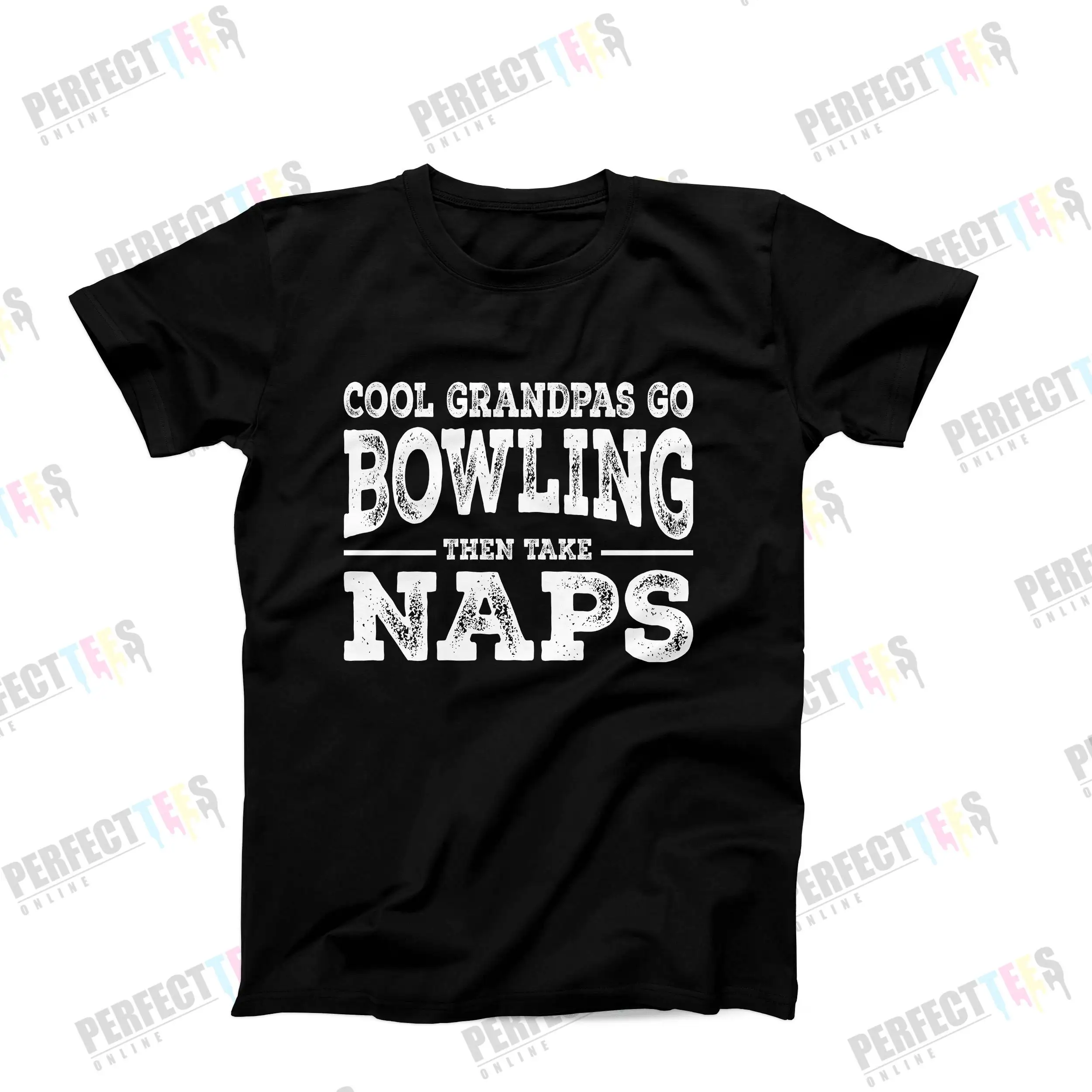 

Funny Bowling Grandpa T Shirt Cool Grandfather Lover Retirement