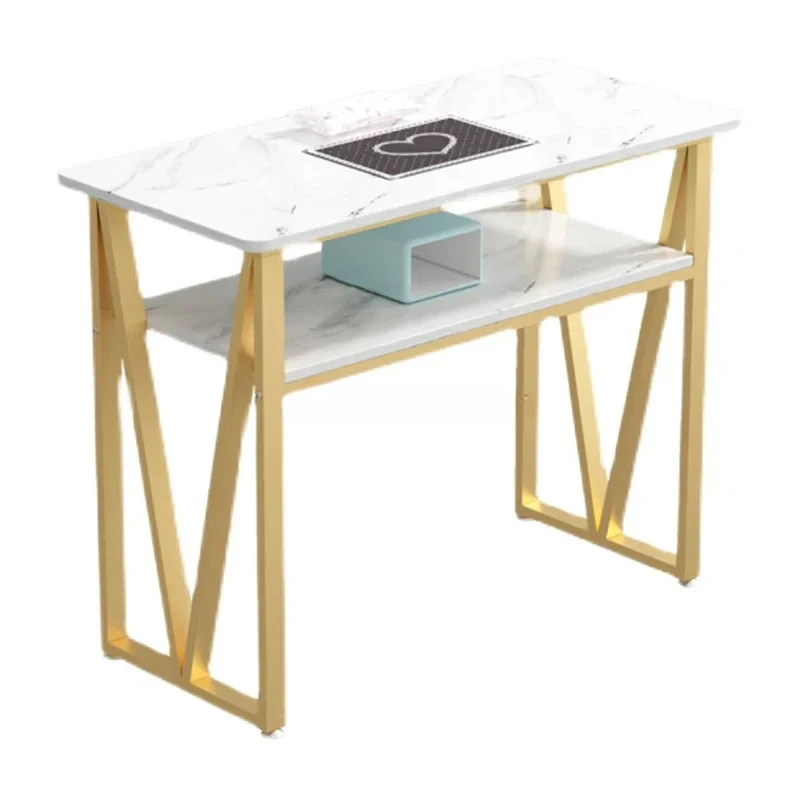 

Modern Wrought Iron Manicure Tables For Commercial Furniture Nail Table Economical Design Manicure Store Simplicity Nail Station