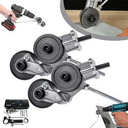 Sheet Metal Scissors Electric Drill Plate Cutter Attachment Saw Cutter Free Cutting Tool Sharp Cutting Plate Punch Shears