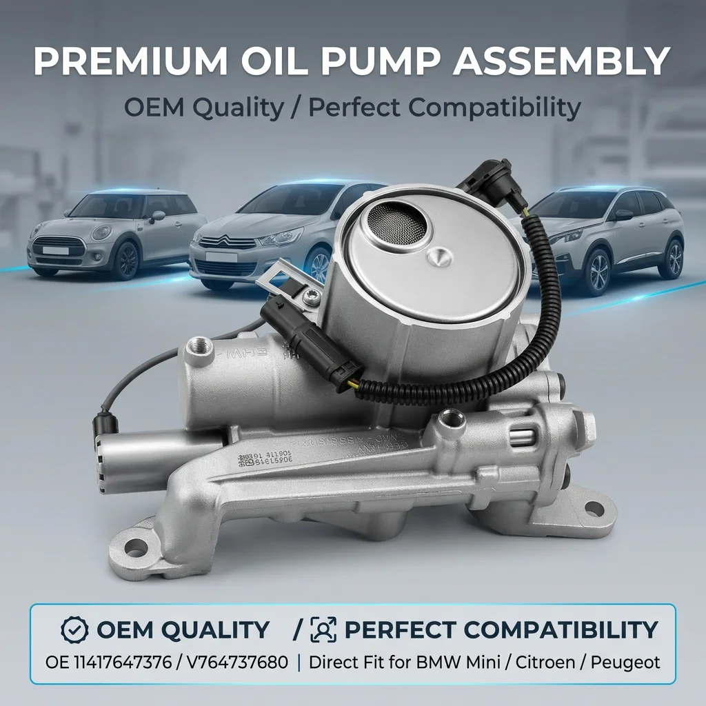 NEW For Citroen C3 C4 C5 For Peugeot 207 208 308 11417647376 Engine Oil Pump For BMW Mini Cooper S R55 R56 R57 V764737680