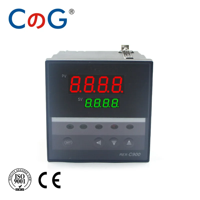 CG REX-C900 96*96mm 600 Degree Input K J PT100 0-10V 4-20mA PID Output SSR Relay 220V 24V 380V Thermostat Temperature Controller