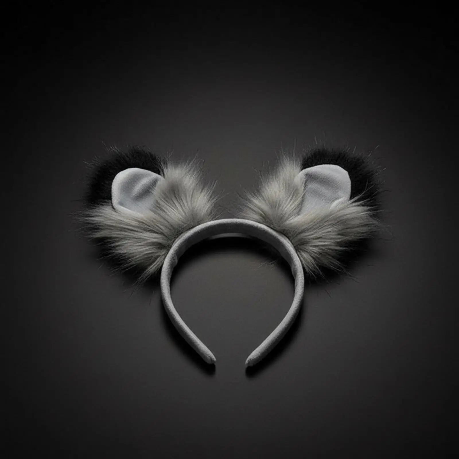 Plush Material Fabric Set Cat Ears Headband for Women Costume Party Cosplay Prop with Tail and Claws for Themed Dress Up