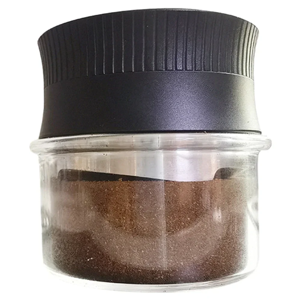 

Tool Coffee Powder Bowl Measuring Powder Bowl Parts Transparent Clear Coffee Tamper For Coffee Lovers Glass Home