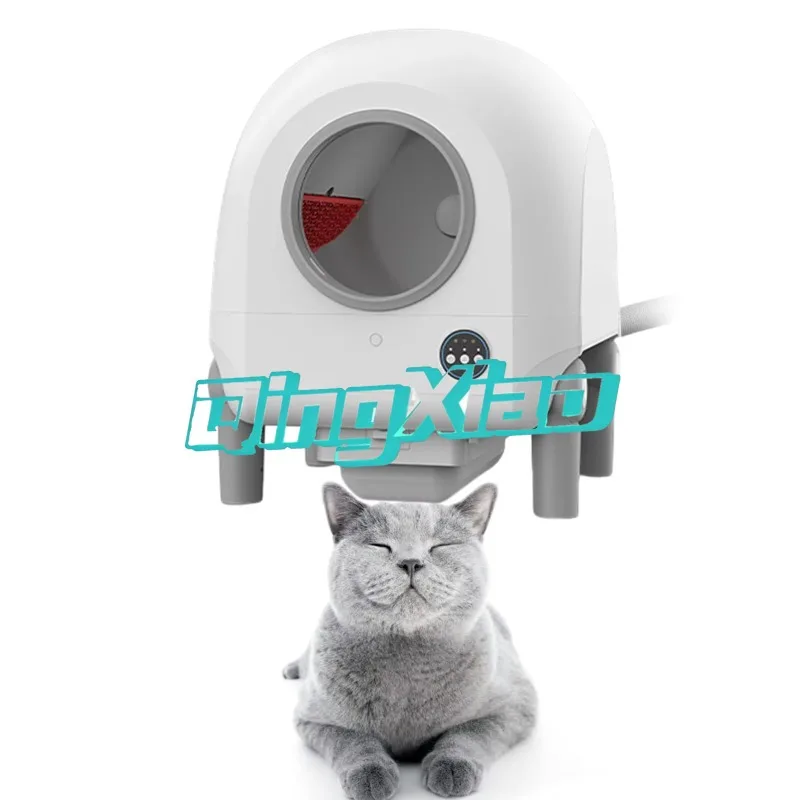 

Automatic Electric Cat Litter Box With Odor Control APP Control Extra Large Self Cleaning Enclosed Toilet For Multiple Cats