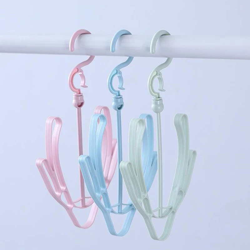 1PC Hanging Shoe Hook Balcony Drying Shoe Rack Dormitory Balcony Hanging Shoe Rack Plastic Storage Rack image 2