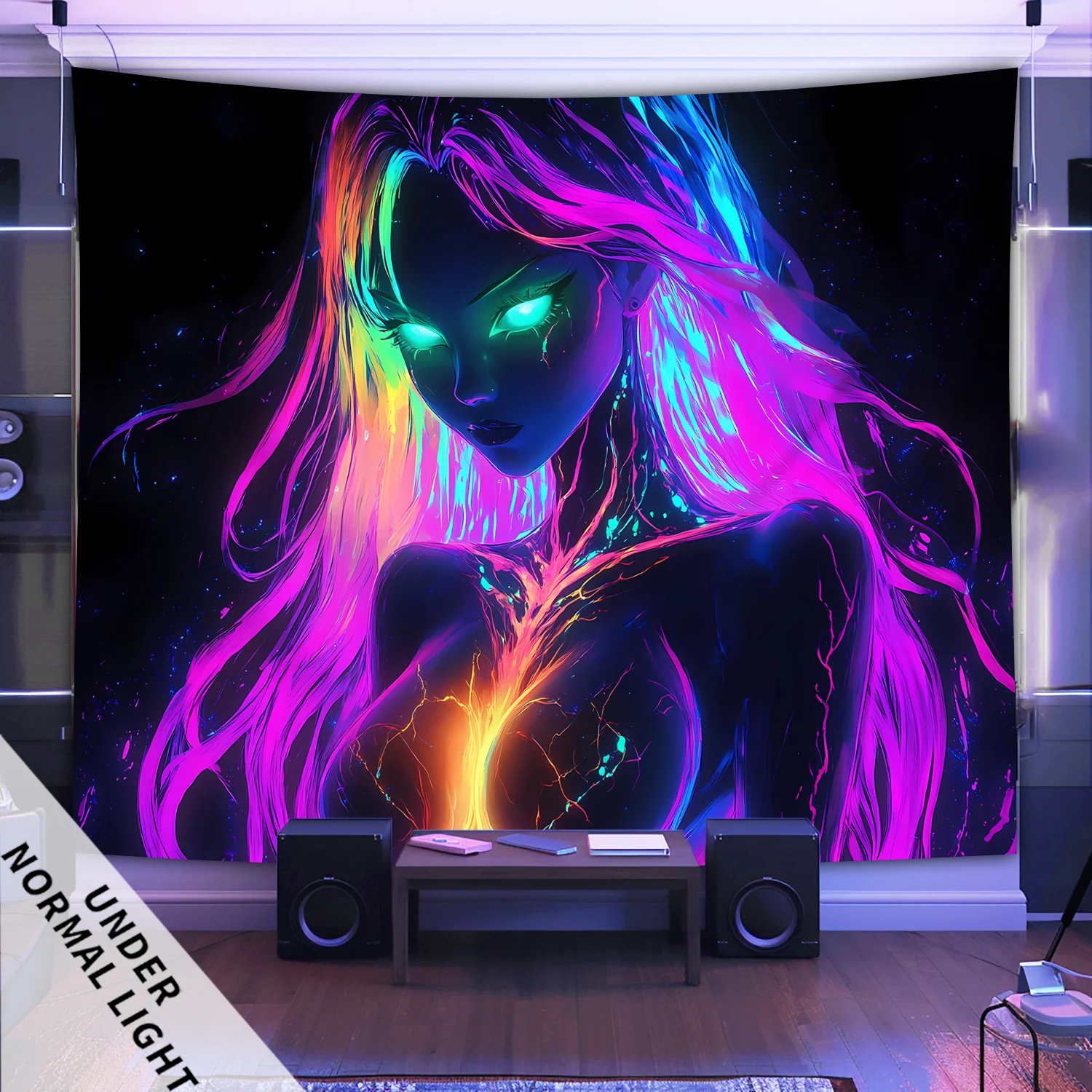 VIKAMA Anime Graffiti Art Tapestry Wall Decoration Bedroom Party Soft Texture Easy To Hang Dormitory DecorationTapestry