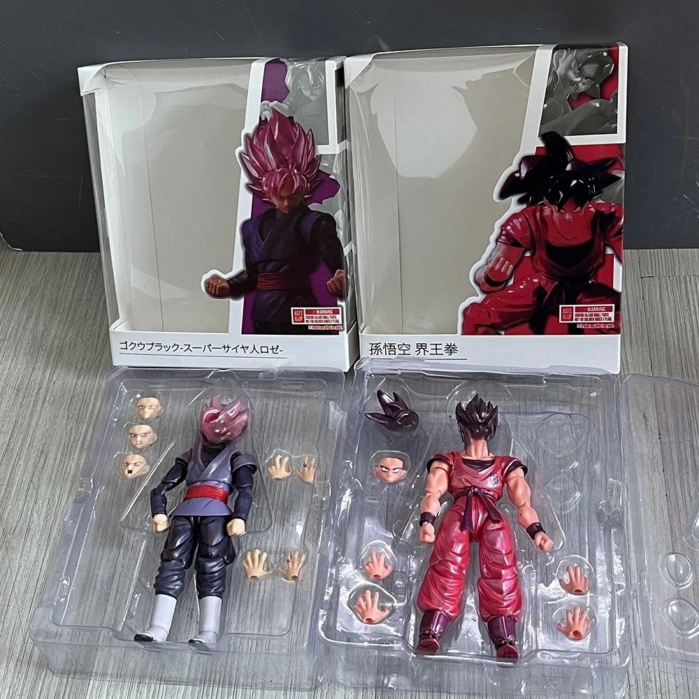 Dragon Ball Z Son Goku Kaiouken Black Wukong Actionfigur Anime S.H.Figuarts SHF Modell Sammlung Spielzeug Geschenke