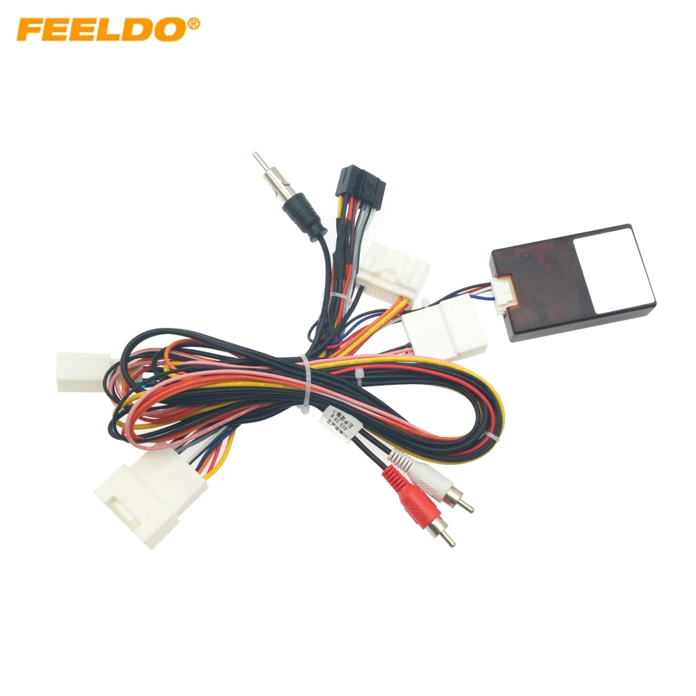 Car 16Pin Power Wiring Harness Cable Adapter For Toyota Avalon(06) RX330/350/RAV4(08) Prius/Prado(10)
