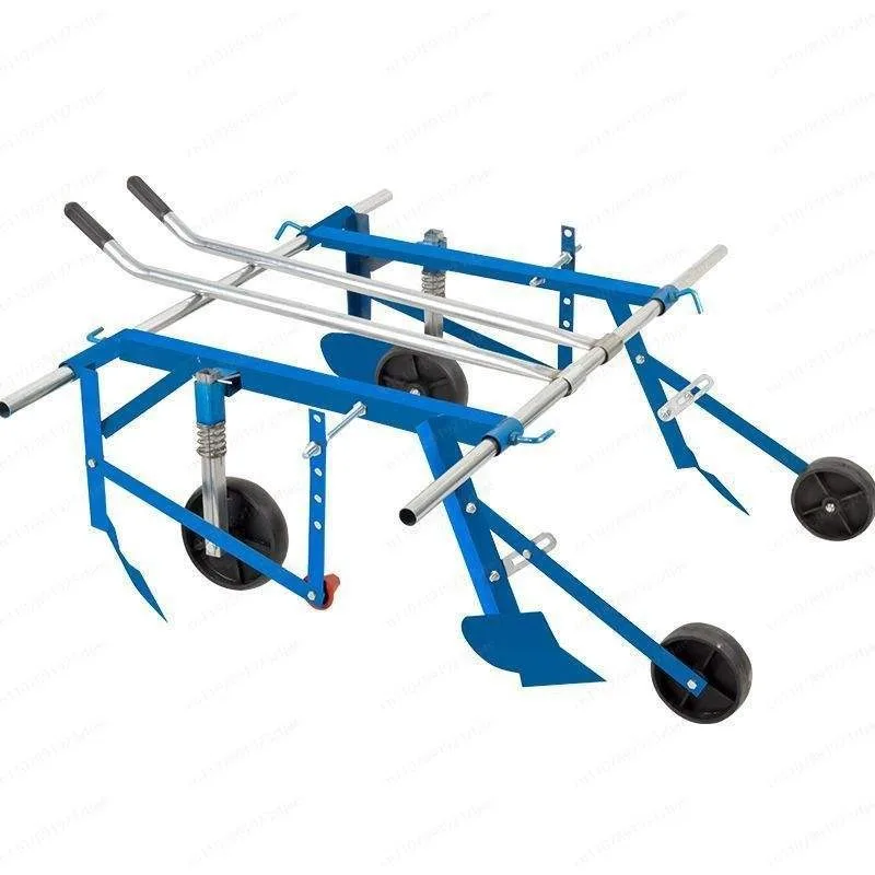 Hand-Pulled Mulching Machine, No-Tractor Manual Film Layer for Small Farms & Greenhouse Planting