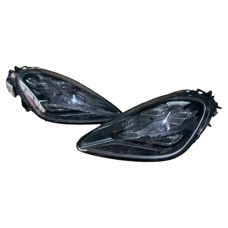 Cayenne 18-23 models smoked black matrix high-quality front lighting headlamps factory direct sales and wholesale