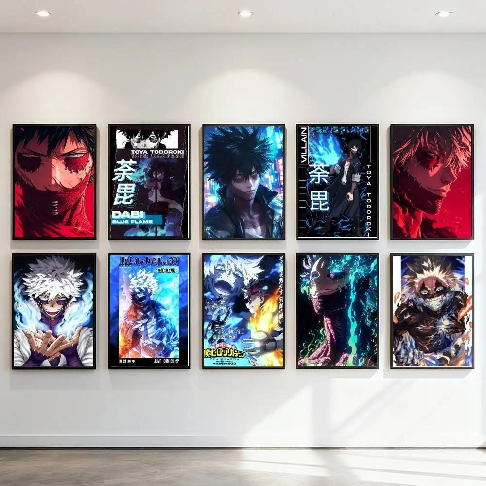 Anime My Hero A-Academia Bakugou Katsuki Poster Art Print Anime Style Home Decor Ideal Gift Perfect Room Decor