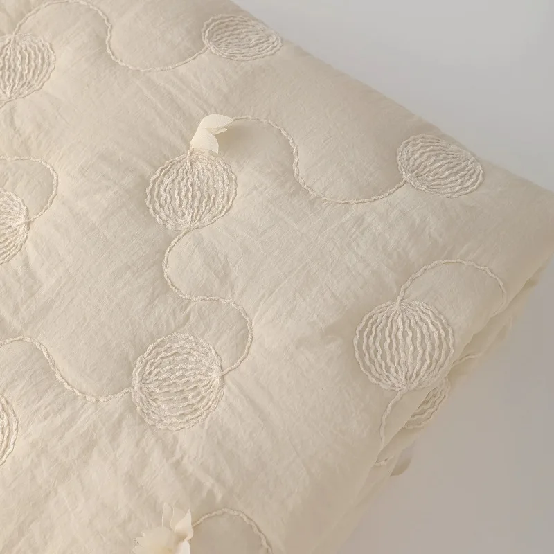 

Стеганая хлопковая ткань с 3D вышивкой, зимнее пальто, жилет, стеганая куртка, детская одежда, теплая ветрозащитная утолщенная модная ткань «сделай сам»