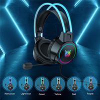 Gaming Headset X15 Pro HiFi Stereo casque Game Wired Headphones With Mic & RGB Light Gamer Headphone For Laptop PS4 New Xbox One