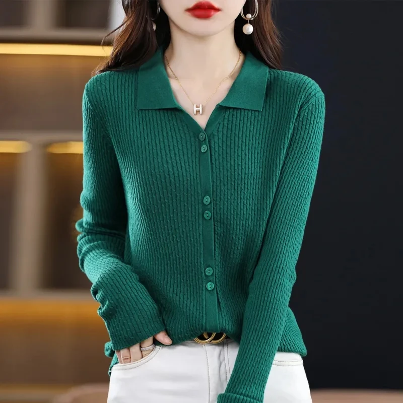 Casual Women Sweater 2024 Autumn Winter Warm Basic Top Spring Bottoming Shirt Long Sleeve Fashion Korean Knit Pullovers